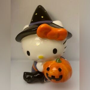 Blue Sky Witch Hello Kitty Halloween Ceramic Decoration